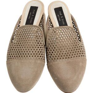 Rag & Bone Suede Cutout Accent Mules